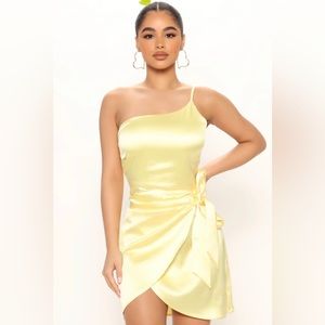 Satin Mini Dress (Runs Small)